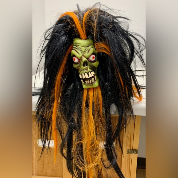 Y2K Vintage Adult One Size Rubber Shrunken Head Mask - Picture 7 of 16